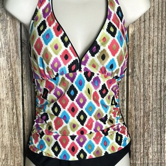 Tropical Honey Women's One-Piece Swimsuit Sz 8 - Picture 2 of 5